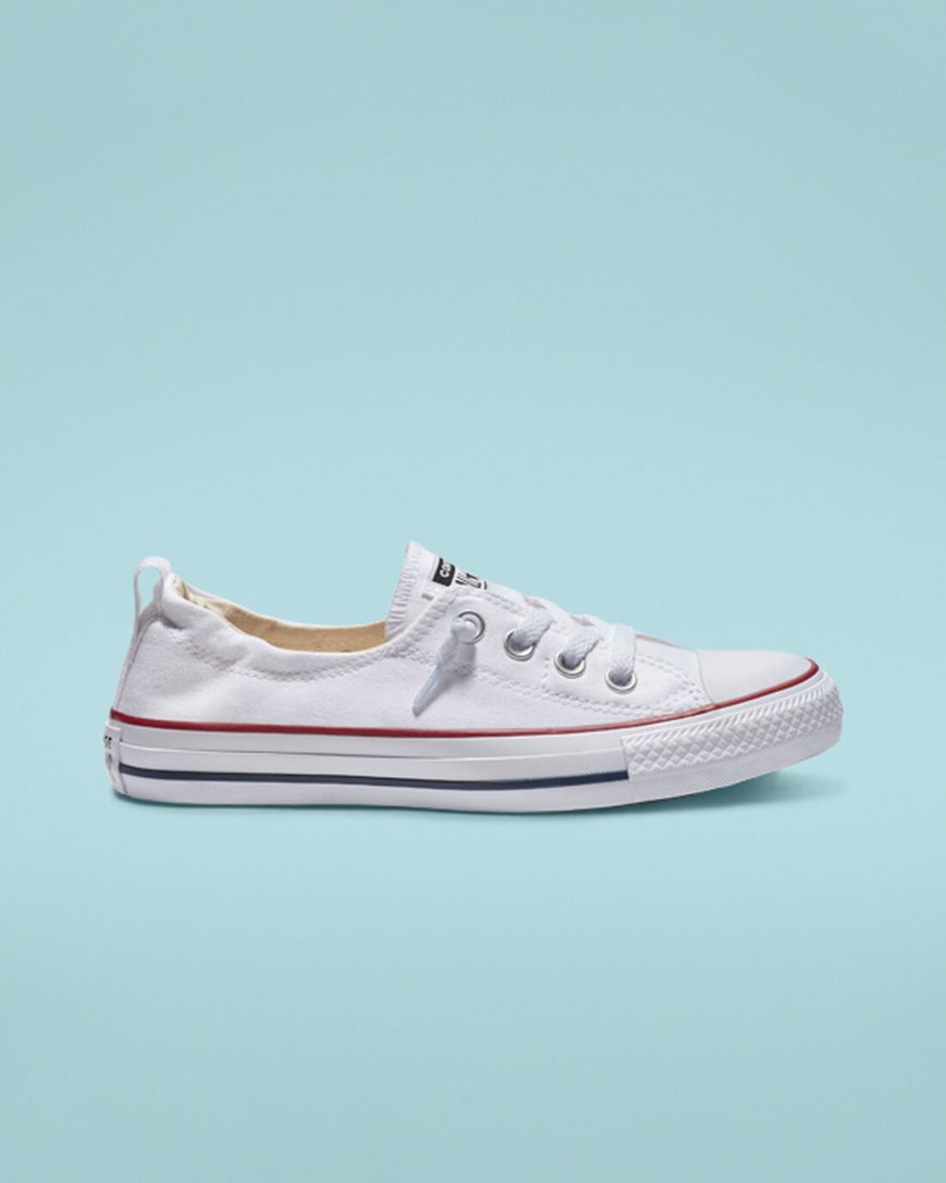 Zapatos Slip On Converse Chuck Taylor All Star Shoreline Mujer Blancas | PE E2W478